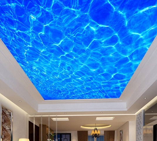 3D натяжные потолки