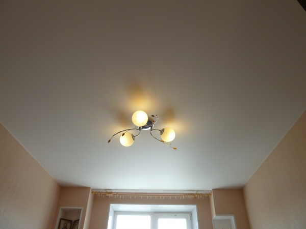 Фотографии тканевых потолков