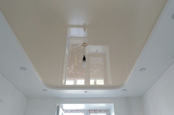 Фотографии двухуровневых потолков