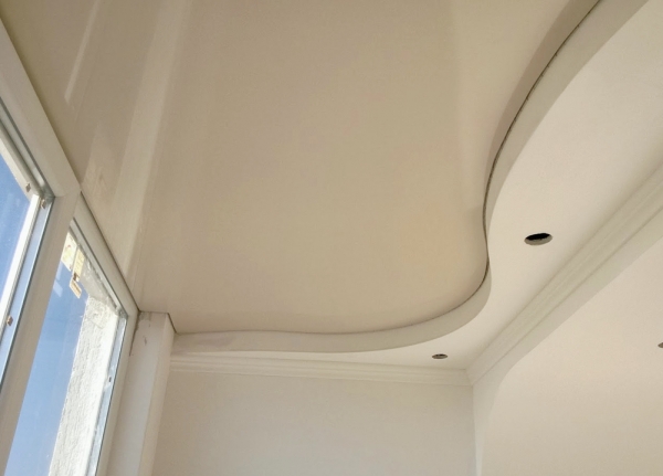 Фотографии потолков на лоджии