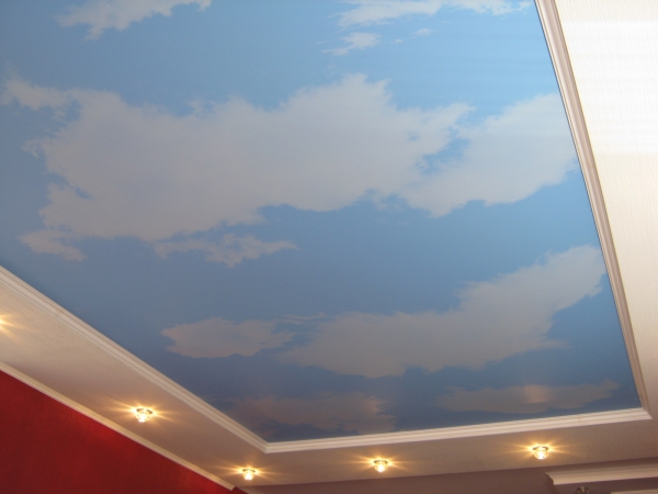 Фотографии потолков с фотопечатью